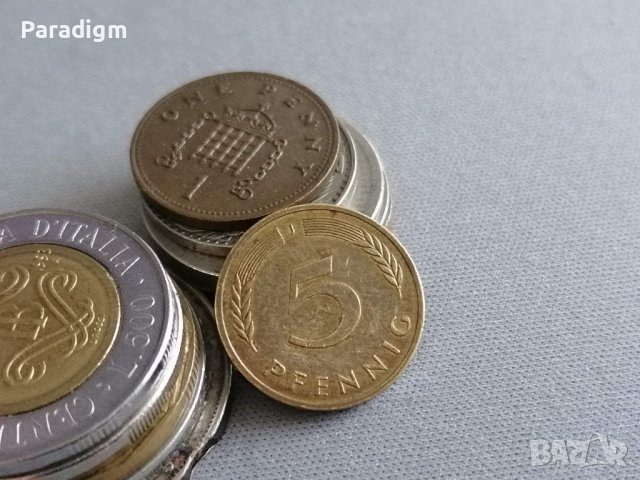 Монета - Германия - 5 пфенига | 1980г.; серия J