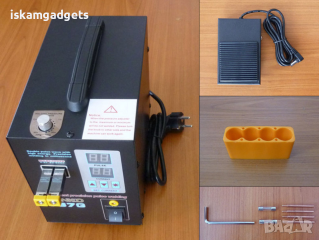 Станция за точково заваряване Sunkko 737G, 2.8кW, 800A, снимка 3 - Други машини и части - 44651295