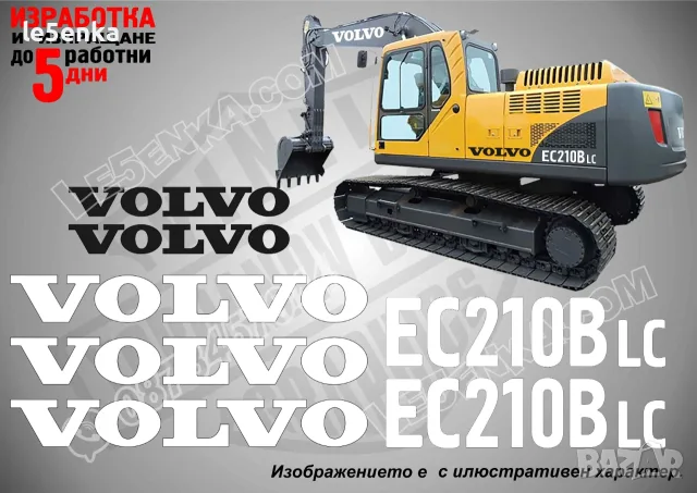 VOLVO строителна техника и механизация стикери, снимка 8 - Резервни части за машини - 39354870