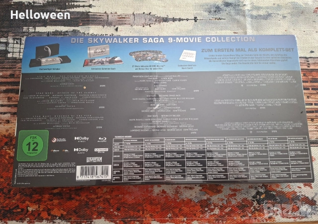 Star Wars 1-9 - Die Skywalker Saga 4K Ultra-HD [Blu-ray], снимка 4 - Blu-Ray филми - 53785993