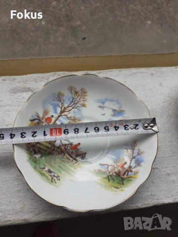 Стар англиски порцелан чинийки, снимка 5 - Антикварни и старинни предмети - 53432014