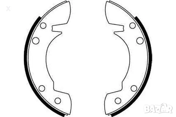 SIMER S078 Задни челюсти BEDFORD Blitz / FORD Transit Mk1 / 1965-1987 OE 1543875 OE 1605407