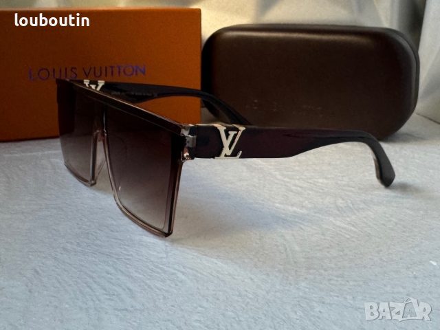 Louis Vuitton мъжки слънчеви очила маска, снимка 11 - Слънчеви и диоптрични очила - 44827429