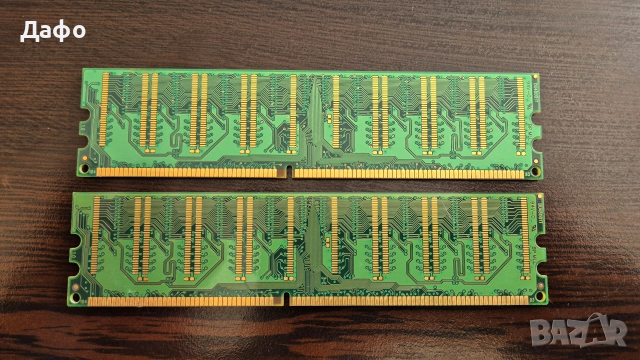Рам памет 2 по 512MB DDR за настолен, снимка 2 - RAM памет - 38357722