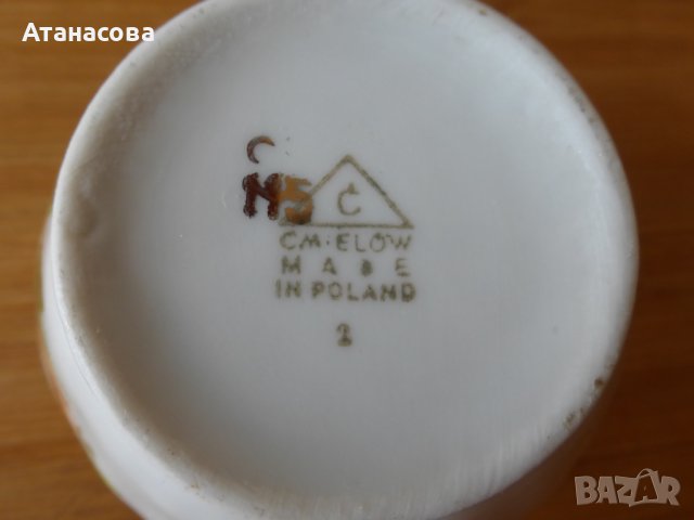 Полски порцеланови захарница и каничка за мляко латиера 1925 г, снимка 10 - Прибори за хранене, готвене и сервиране - 41323285