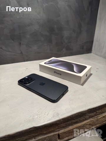 99% battery! КАТО ЧИСТО НОВ Iphone 15 Pro + гаранция, снимка 3 - Apple iPhone - 53058700