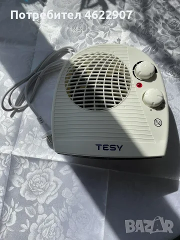 Теси вентилаторна печка 2000W с термостат, снимка 2 - Отоплителни печки - 56363247