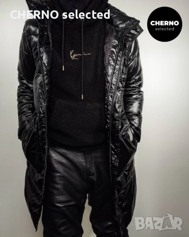 Дълго пухено яке / елек (2 в 1) YOUNG POETS SOCIETY Liom Long Hooded Puffer Jacket • Vest – L•M , снимка 3 - Якета - 53155901