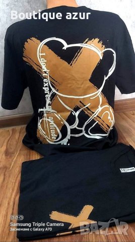 памучни дамски тениски с гумирано лого , снимка 2 - Тениски - 44294114