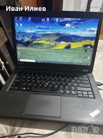 Лаптоп Lenovo T440p+зарядно+чанта