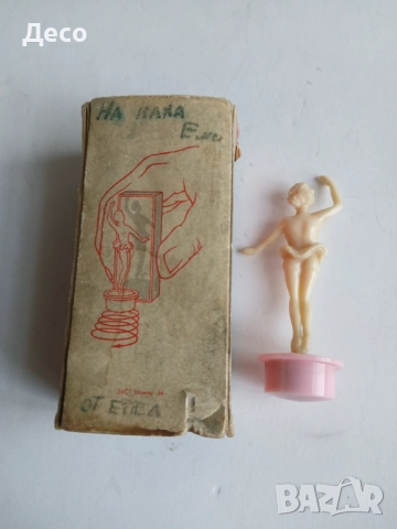 Стара играчка фигурка балерина Чехословакия., снимка 3 - Колекции - 52275215