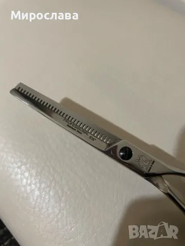 Фризьорска филажна ножица Zvetko BG, 5.5" / 14 см, снимка 2 - Козметични уреди - 47945772