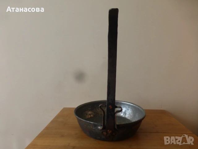 Стар меден тиган с надпис 1933 г, снимка 7 - Антикварни и старинни предмети - 53735868