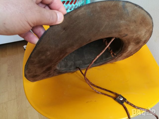 краварска южноамериканска ловна шапка  дебела телешка кожа седяла  за украса, снимка 9 - Екипировка - 40775205
