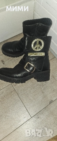 боти Moschino 38 номер , снимка 4 - Дамски боти - 51685473