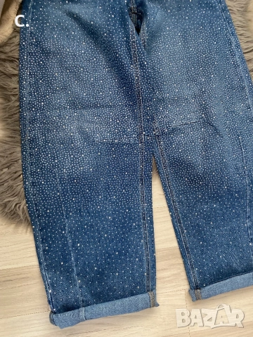 Дамски дънки с камъни, снимка 4 - Дънки - 53448672