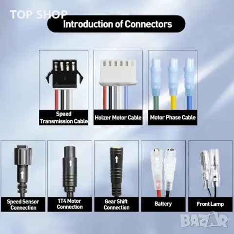 BAFANG BBS01B контролер 36V 250W за двигател със средно задвижване, снимка 4 - Друга електроника - 48735132