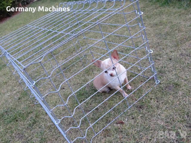 КЛЕТКА 62-52-см, метална, СГЪВАЕМА. Подходяща е за дребни по големина породи кучета , снимка 6 - За кучета - 42623250
