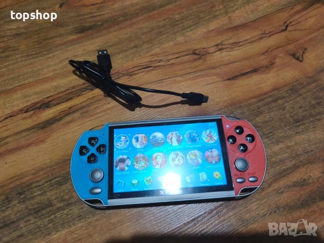 2025 Обновена X7 Plus ръчна игрова конзола с 5.1-инчов екран 8G вградена 10 000 игри, класическа ..., снимка 12 - Nintendo конзоли - 51637831