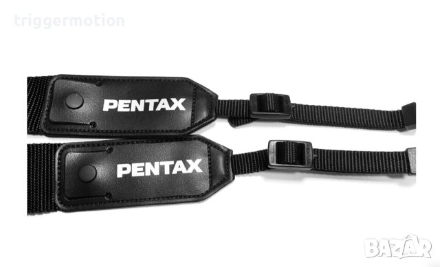 НЕИЗПОЛЗВАН! Оригинален Pentax Ремък Страп за Pentax камера с халки, снимка 4 - Чанти, стативи, аксесоари - 41359907