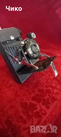 Стар английски мехов фотоапарат, снимка 10 - Антикварни и старинни предмети - 53711989