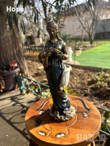 Статуетка Хигия 30см., снимка 2 - Статуетки - 53536598