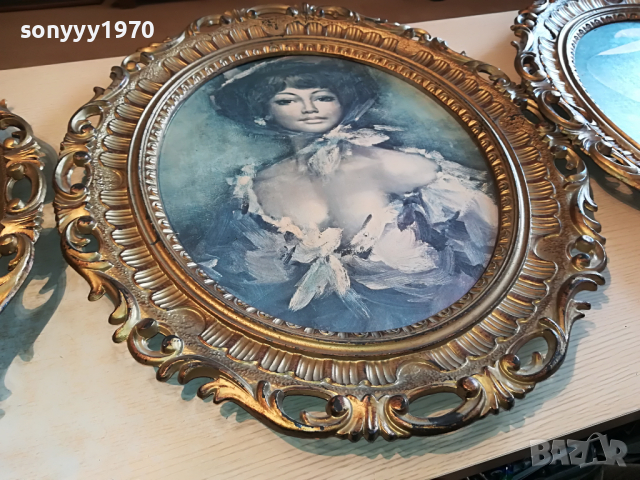 КАРТИНИ С ДАМИ ВНОС ОТ ГЕРМАНИЯ 0204221654, снимка 4 - Антикварни и старинни предмети - 36319545