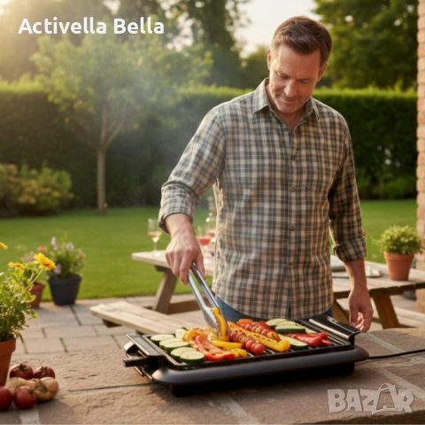 Електрическа скара Schäfer – бързо и чисто готвене у дома и навън, 1500W, снимка 2 - Скари - 53267215