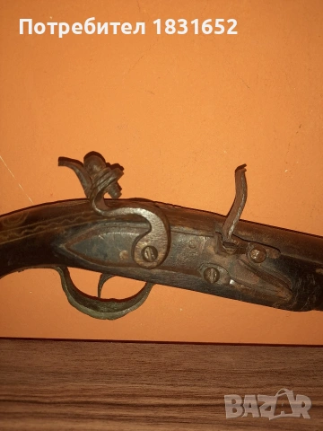 Стар кремъчен пистолет, снимка 3 - Антикварни и старинни предмети - 53650552