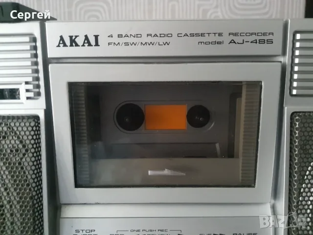 Касетофон Akai AJ 485, снимка 5 - Радиокасетофони, транзистори - 55748435