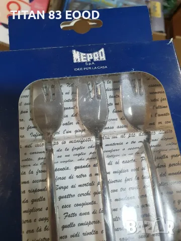 Десертни вилици MEPRA, снимка 2 - Прибори за хранене, готвене и сервиране - 50439854