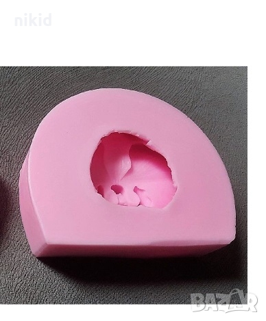 3D Орхидея Пеперуда гигант дълбок калъп силиконов молд форма фондан украса шоколад гипс сапун свещ, снимка 3 - Форми - 36094476