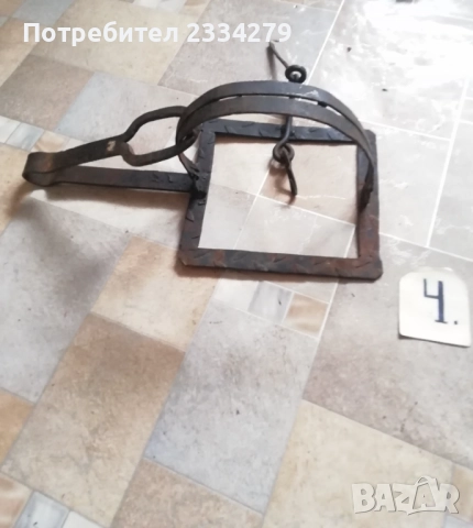 Вълчи капани големи и малки,стари ръчно изковани-изработени от различни майстори в различни времена., снимка 10 - Антикварни и старинни предмети - 39104349