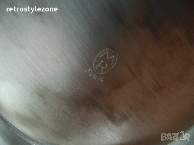 № 7142 лот 6 броя стари порцеланови халби   M & R   - с метални капаци  , снимка 9 - Други ценни предмети - 42214280