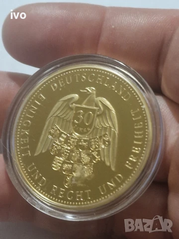 немска юбилейна монета, снимка 3 - Нумизматика и бонистика - 51219929