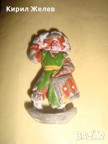 СТАРО ОЛОВНО ВОЙНИЧЕ МУСКЕТАР БАРАБАНЧИК РЯДКА ФИГУРКА за КОЛЕКЦИЯ РЪЧНО ОЦВЕТЕНА 9104, снимка 7 - Колекции - 34424993