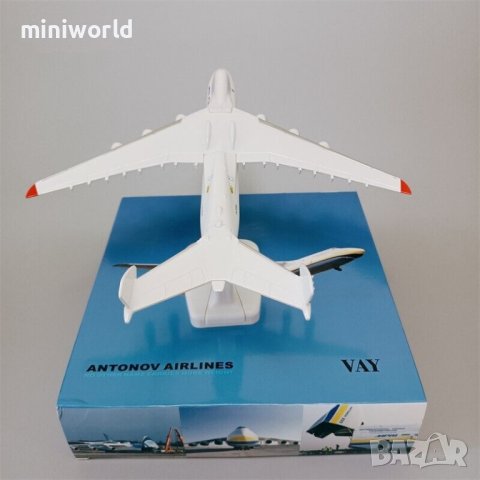 АН 225 Mriya самолет - мащаб 1:400 на Plane Diecast Aircraft моделът е нов в кутия, снимка 3 - Колекции - 44415722