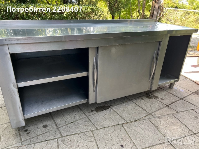 Работна маса неръждавейка, снимка 2 - Обзавеждане на кухня - 52012060