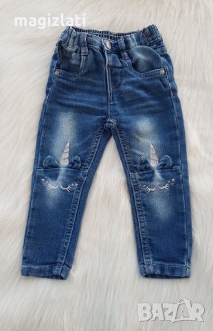 Дънки Еднорог - размер 12-18 месеца