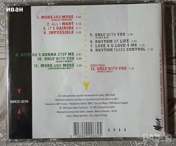 Captain Hollywood Project – Love Is Not Sex  CD Album, снимка 2 - CD дискове - 52381325