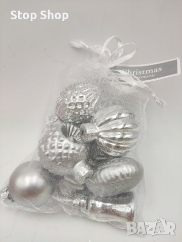 Стъклени коледни играчки , снимка 2 - Декорация за дома - 38748335