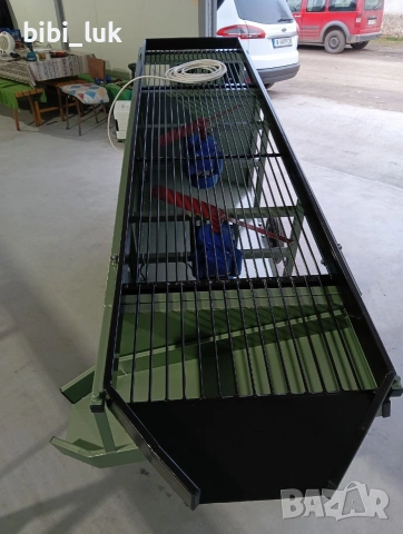 Машина за чистене/обезлистяване (почиства от бради и листа) и сортиране на лук, снимка 3 - Други машини и части - 53727608