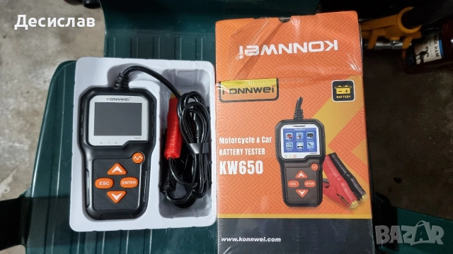 Тестер за акумуланор,стартер и алтернатор., снимка 2 - Аксесоари и консумативи - 53221661