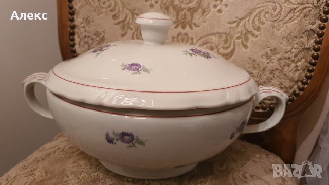 Български порцеланов супник, Стойко Иванов Пеев, 1960г