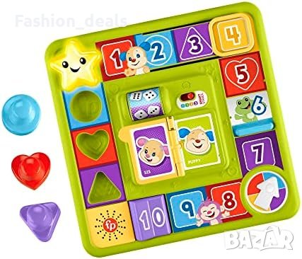 Нова образователна Бебешка играчка Fisher-Price числа звуци светлини 