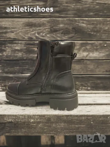Дамски боти  отоплени в черно - F2121 ПРОМОЦИЯ, снимка 3 - Дамски боти - 34237893