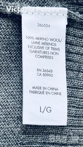 Пуловер  CALVIN KLEIN  100% меринос, снимка 9 - Пуловери - 48960964