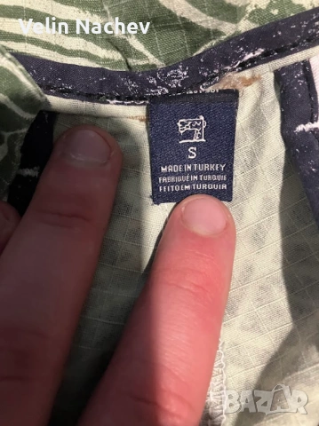 Мъжки къси панталони Springfield – Размер S (Палмов принт), снимка 2 - Къси панталони - 53802001