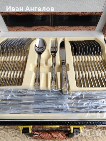 Нов луксозен кухненски комплект прибори за 12 човека , снимка 3 - Други - 52662217