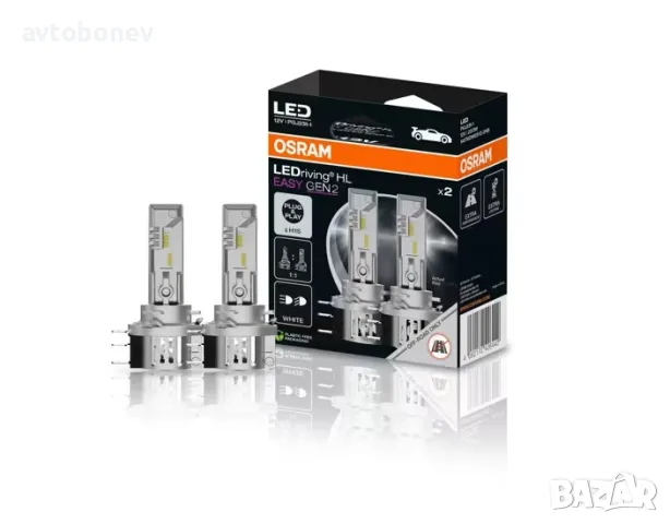 LED крушки OSRAM LEDriving HL EASY GEN2 H1/H3/H4/H7/H8/H9/H10/H11/H15/H16/HB3/4/HIR1/HIR2-12V-6500K, снимка 13 - Аксесоари и консумативи - 39953107